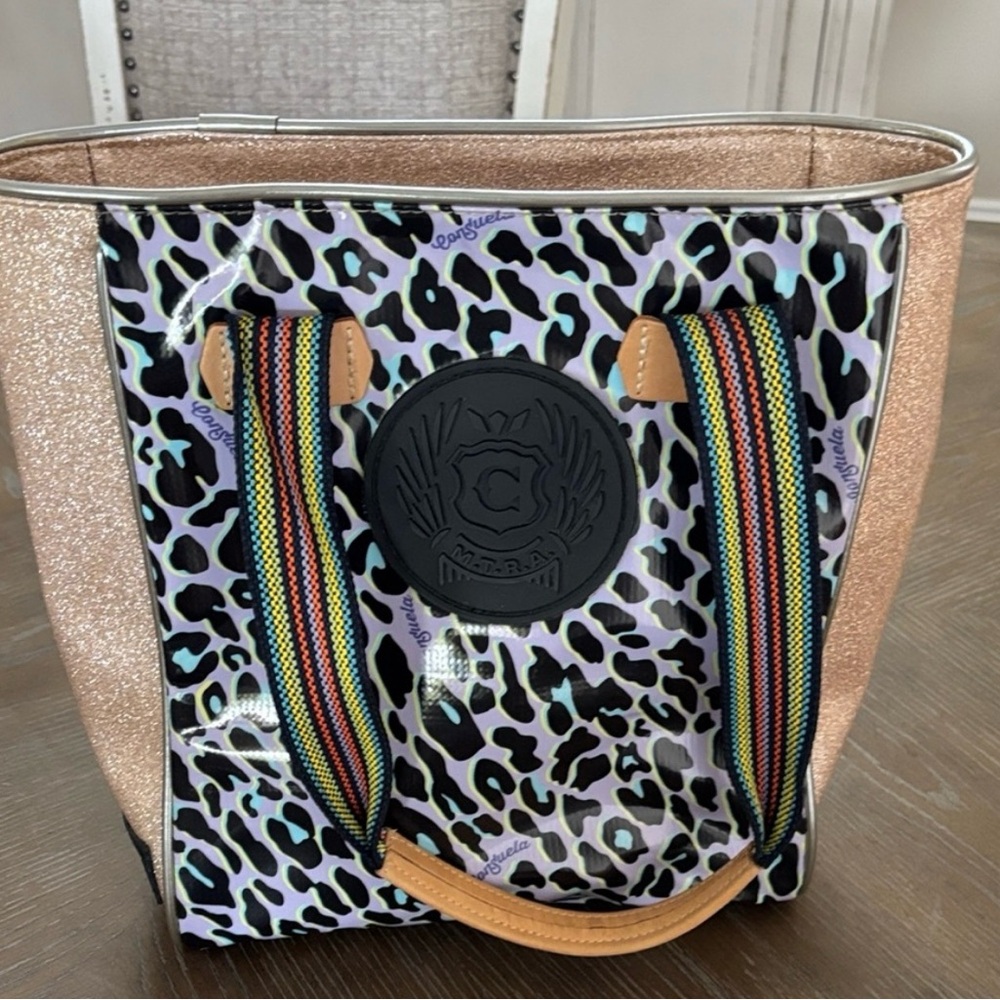 Consuela Leopard Print Tote